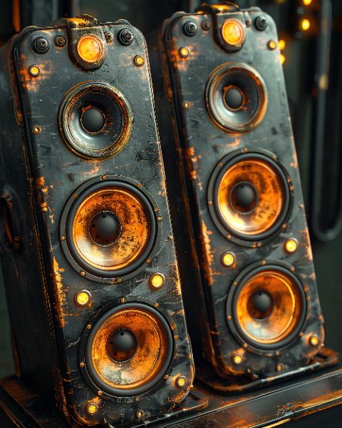 CAIXA DE SOM | FUTURISTA | BACKGROUND