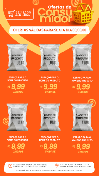 FOLHETO DE OFERTAS DIA DO CONSUMIDOR 6 PRODUTOS