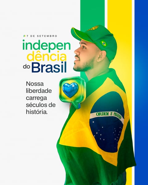 7 DE SETEMBRO INDEPENDÊNCIA DO BRASIL SOCIAL MEDIA 2