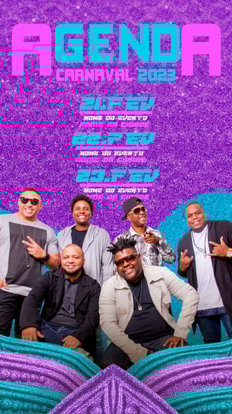 FLYER EVENTO CARNAVAL AGENDA DE SHOWS STORIES
