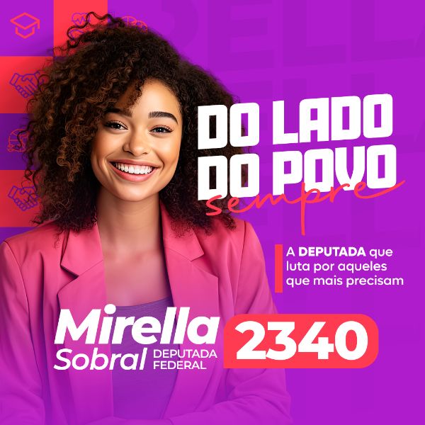 CAMPANHA POLÍTICA DEPUTADA FEDERAL FEED PSD EDITÁVEL