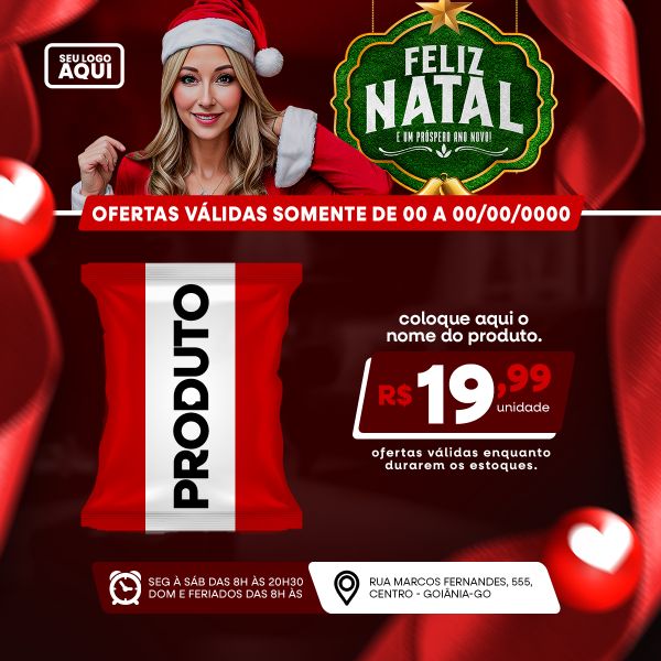 TABLÓIDE | FOLHETO | FELIZ NATAL | PSD EDITÁVEL