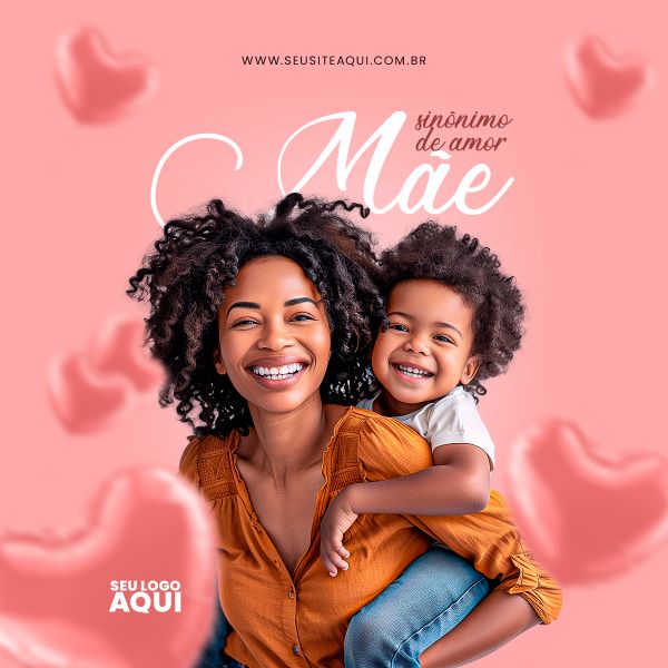 FEED QUADRADO - DIA DAS MÃES | PSD EDITÁVEL