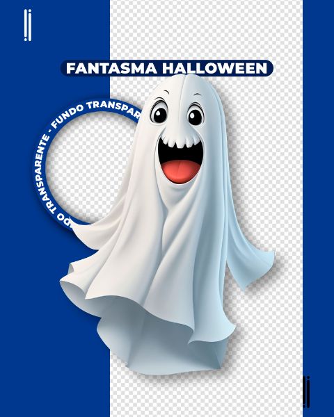 FANTASMA HALLOWEEN | IMAGEM SEM FUNDO | ELEMENTO 3D | PNG