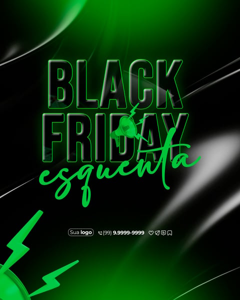 FLYER BLACK FRIDAY - PSD EDITAVEL 3