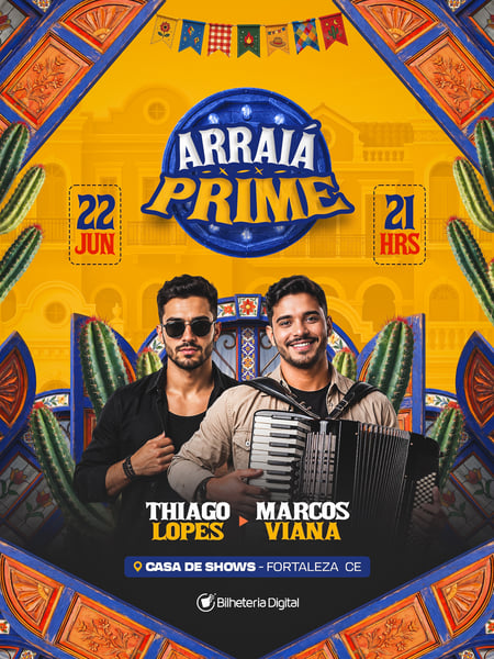 27 FLYER FESTA SÃO JOÃO ARRAIÁ PRIME FEED PSD EDITÁVEL