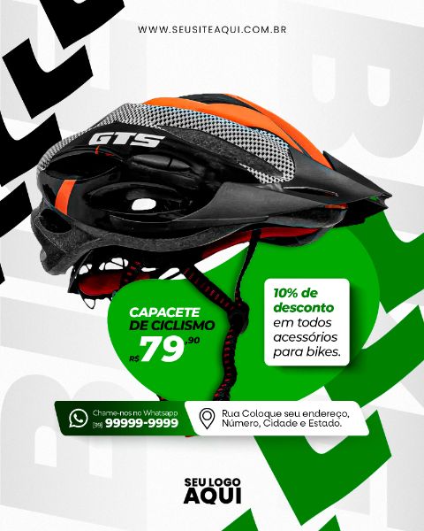 FEED - BICICLETARIA - SOCIAL MEDIA - BIKE - PSD EDITÁVEL
