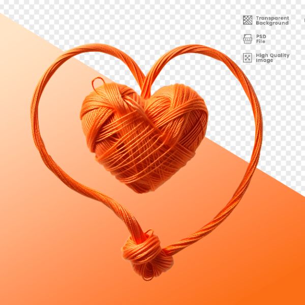 CORAÇÃO DE LÃ - ELEMENTO PARA COMPOSIÇÃO