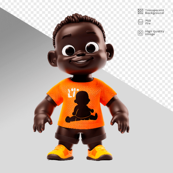 MASCOTE 3D PERSONAGEM PARA COMPOSIÇÃO