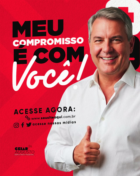 CAMPANHA POLÍTICA DEPUTADO FEDERAL FEED 6