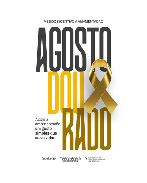 SOCIAL MEDIA AGOSTO DOURADO CAMPANHA