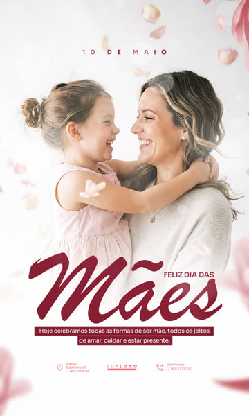 DIA DAS MÃES 10 DE MAIO FELIZ DIA DAS MÃES PSD EDITÁVEL 5