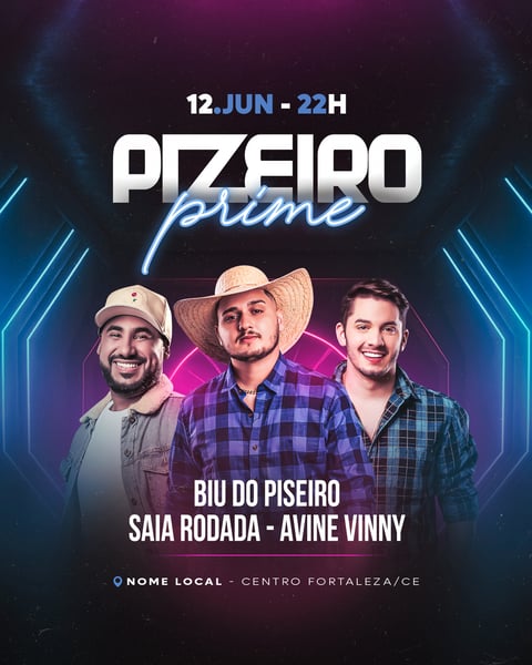 FLYER EVENTO - PISEIRO PRIME - FEED 2