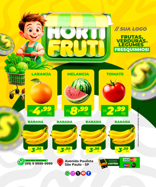 ENCARTES SUPERMERCADO E COMÉRCIO REDES SOCIAIS