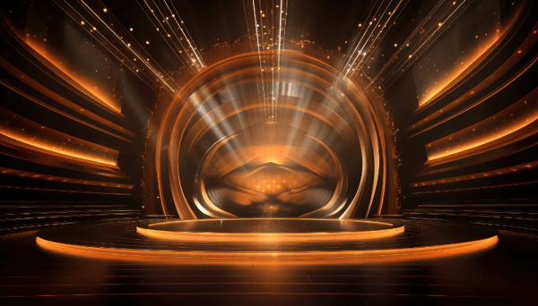 BACKGROUND COM LUZES E LED PALCO SHOW EVENTO PARA COMPOSIÇÃO SOCIAL MEDIA PLANO DE FUNDO