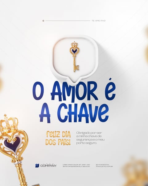 FELIZ DIA DOS PAIS MÊS DE AGOSTO AMOR DE PAI FLYER SOCIAL MEDIA PSD EDITÁVEL 4