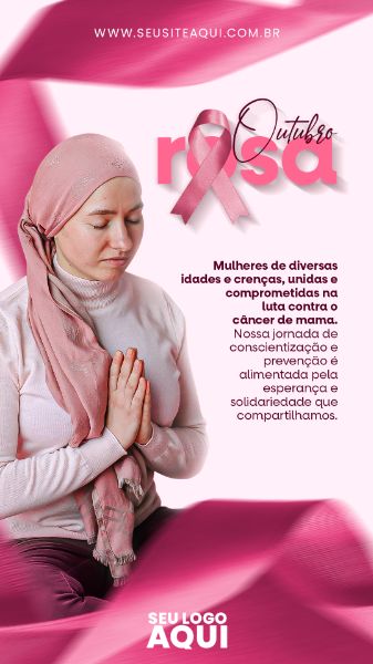 STORY | OUTUBRO ROSA | MES DE PREVENÇÃO AO CÂNCER DE MAMA
