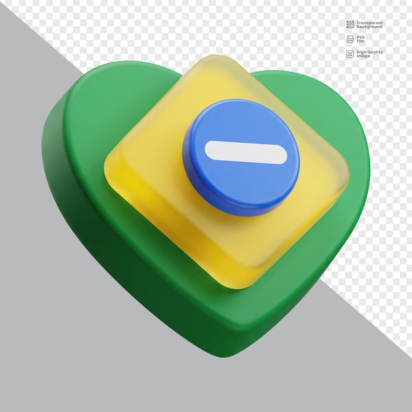 ELEMENTO 3D PARA COMPOSIÇÃO BRASIL PNG 004