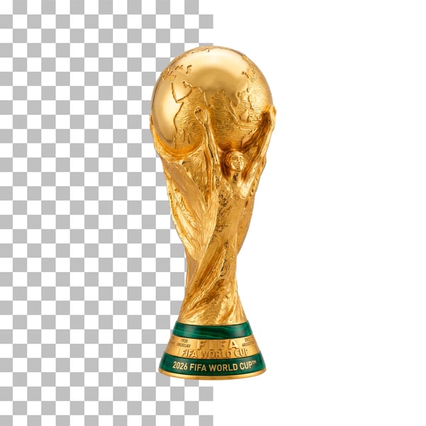 TROFÉU DA COPA DO MUNDO PSD EDITÁVEL