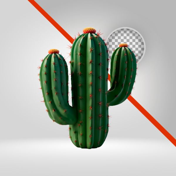 CACTO 3D, MANDACARU, PLANTA DO SERTÃO, VAQUEJADA, CAATINGA, NORDESTE, PNG, FLYER DE SÃO JOÃO, ARRAIÁ, CAVALGADA, ESPINHO