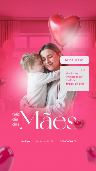 DIA DAS MÃES STORY FLYER PSD 9