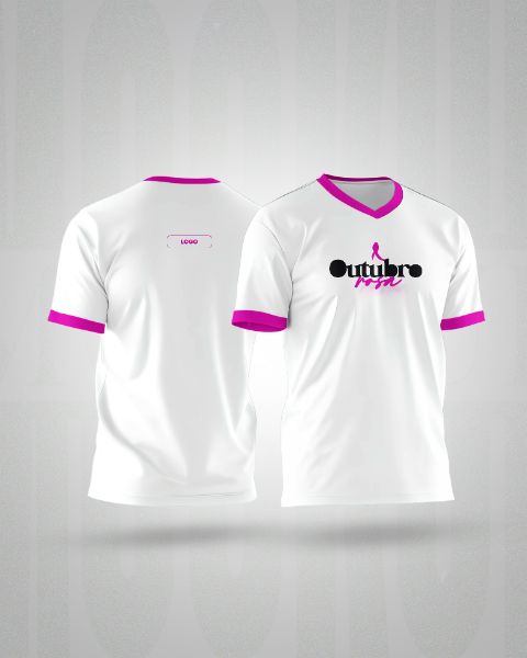 PSD MOCKUP DE MODELO DE CAMISETA OUTUBRO ROSA DESIGN TOTALMENTE EDITAVEL T-SHIRT TEMPLATE FULLY EDITABLE