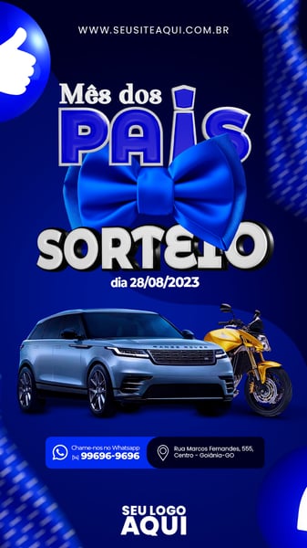 POST STORY - FELIZ DIA DOS PAIS - SORTEIO