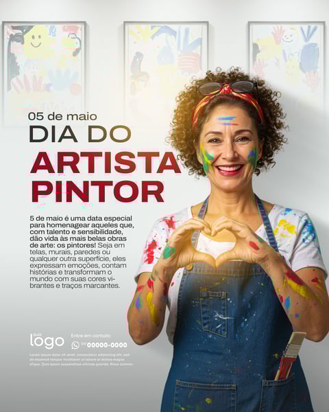 SOCIAL MEDIA - 05 DE MAIO DIA DO ARTISTA PINTOR