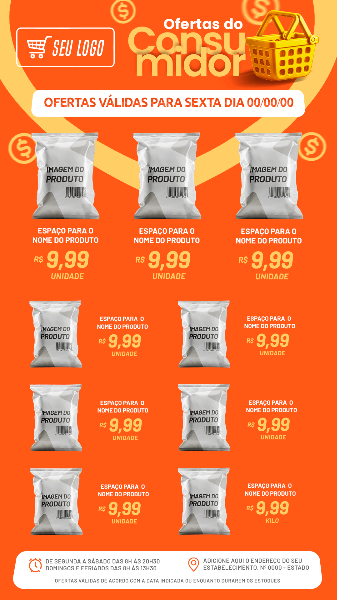 FOLHETO DE OFERTAS DIA DO CONSUMIDOR 9 PRODUTOS