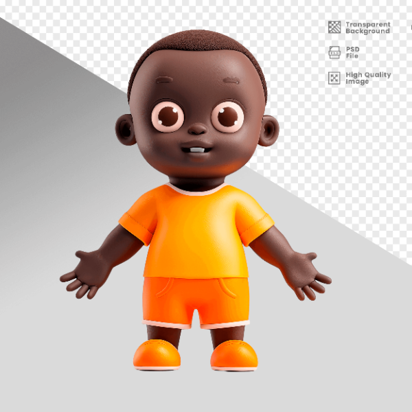 MASCOTE 3D PERSONAGEM PARA COMPOSIÇÃO