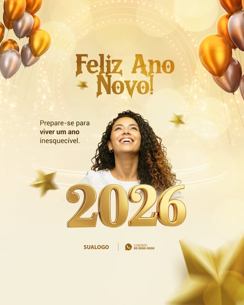 SOCIAL MEDIA FELIZ ANO NOVO E PROSPERO 2026 - 1