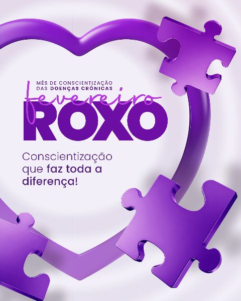 CAMPANHA | FEVEREIRO ROXO -  SOCIAL MEDIA