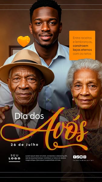DIA DOS AVÓS 26 DE JULHO STORY SOCIAL MEDIA PSD EDITÁVEL 10