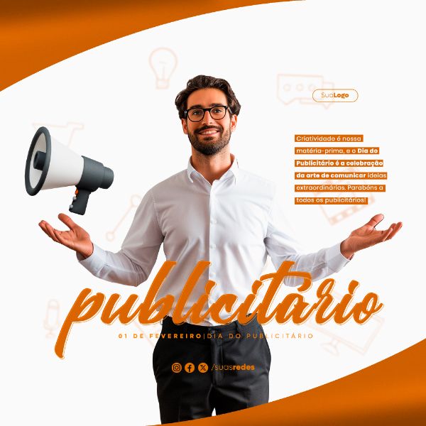 DIA DO PUBLICITÁRIO SOCIAL MEDIA POST FEED