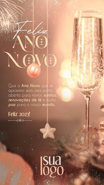 NUJ SOCIAL MEDIA FELIZ ANO NOVO STORY QUE O ANO NOVO QUE SE APROXIMA SEJA UMA PORTA ABERTA PARA NOVOS SONHOS
