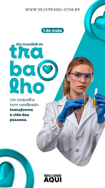 STORY - DIA DO TRABALHADOR - PSD EDITÁVEL