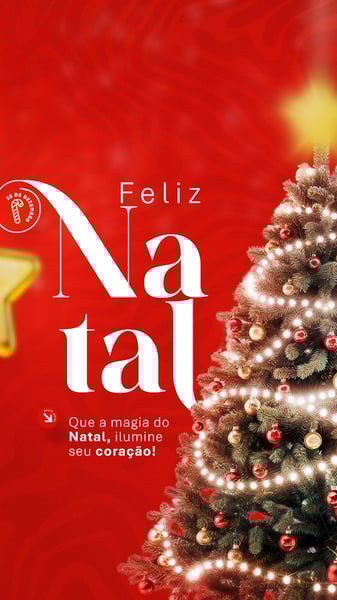 FELIZ NATAL 25 DE DEZEMBRO SOCIAL MEDIA PSD EDITÁVEL