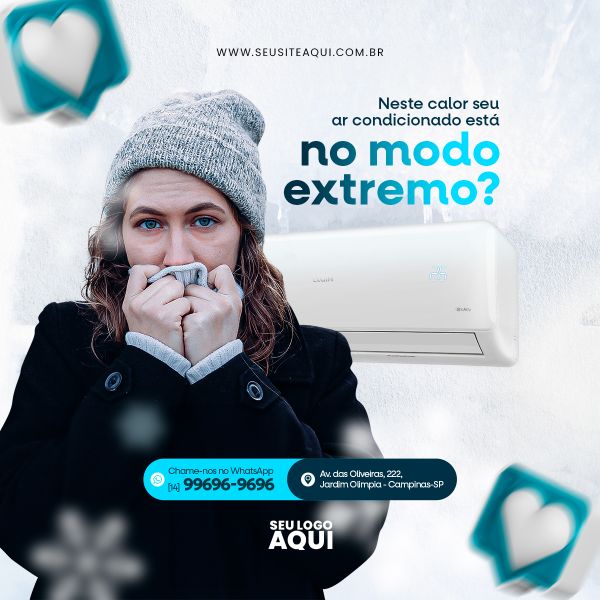 MANUTENÇÃO DE AR CONDICIONADO | SOCIAL MEDIA | PSD EDITÁVEL