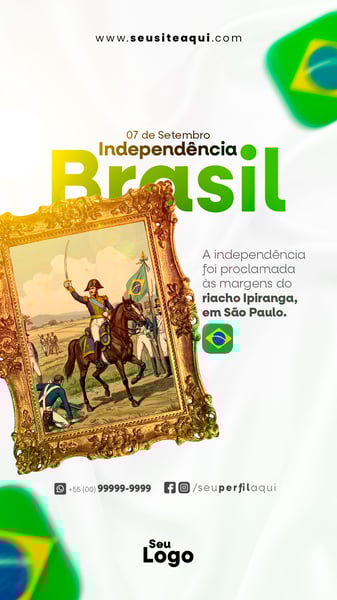 STORY DIA DA INDEPENDÊNCIA DO BRASIL PRANCHETA 18