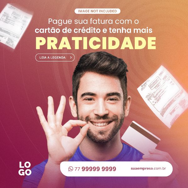 PAGUE SUA FATURA COM O CARTÃO DE CRÉDITO - INTERNET