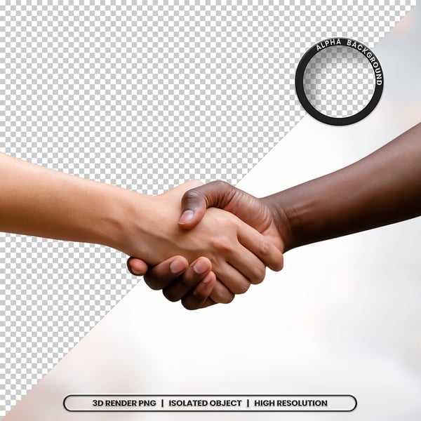 PUNHO MÃO APERTO DE MÃO ELEMENTO PSD PNG 7