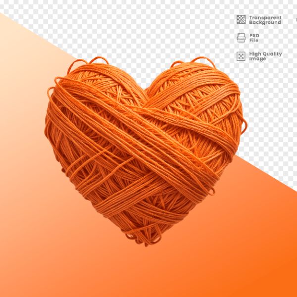 CORAÇÃO DE LÃ - ELEMENTO PARA COMPOSIÇÃO