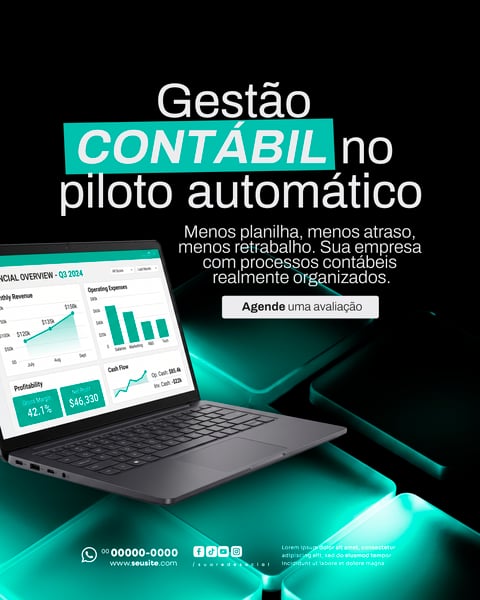 CONTABILIDADE SOCIAL MEDIA PSD EDITÁVEL 2