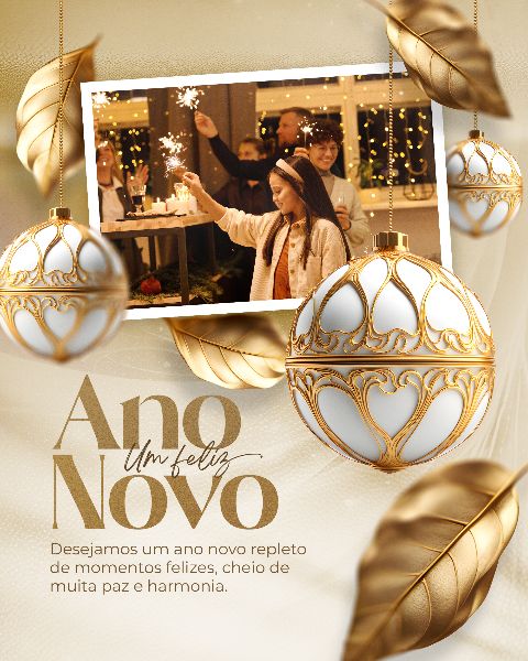 SOCIAL MEDIA - ANO NOVO FELIZ 2024 - NEW YEAR HAPPY 2024 - 26 FEED