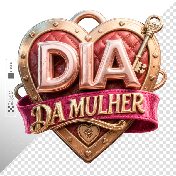 DIA DA MULHER SELO 3D