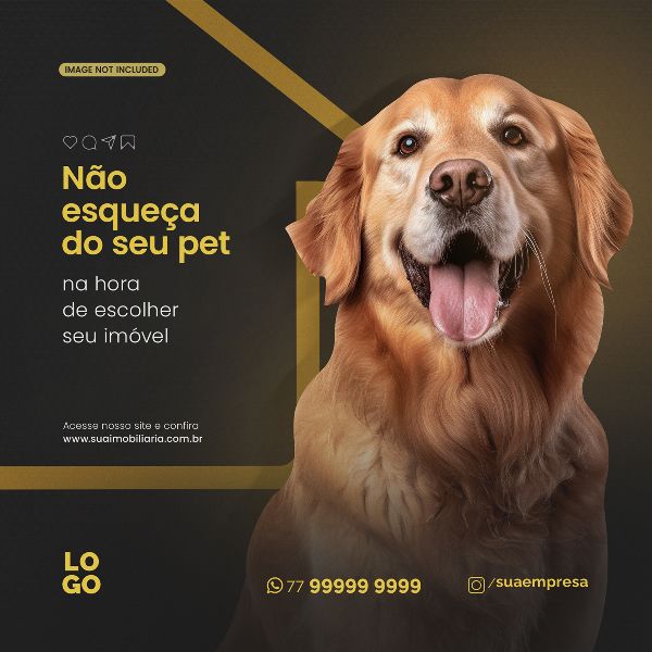 NÃO ESQUEÇA DO SEU PET - IMOBILIÁRIA