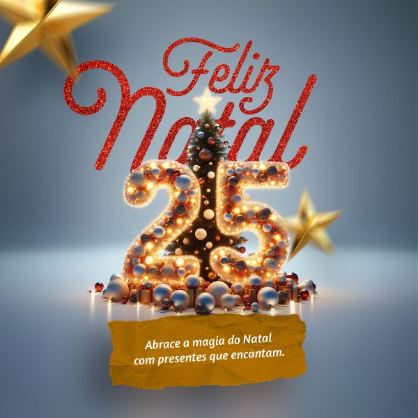 SOCIAL MEDIA - FELIZ NATAL - ABRACE A MAGIA DO NATAL