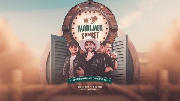 ZHO 50 VAQUEJADA SUNSET BANNER