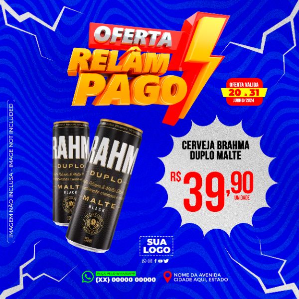 OFERTA RELÂMPAGO SOCIAL MEDIA PROMOÇÃO