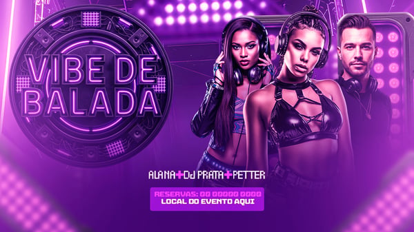 FLYERS PARA EVENTOS VIBE DE BALADA BANNER
